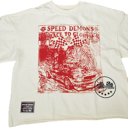 SPEED DE DEMON SHIRT ( OFF WHITE )